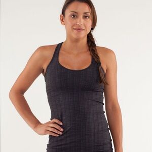 Lululemon Cool Racerback Ziggy Wee Extra Long Grey Tank Size 2